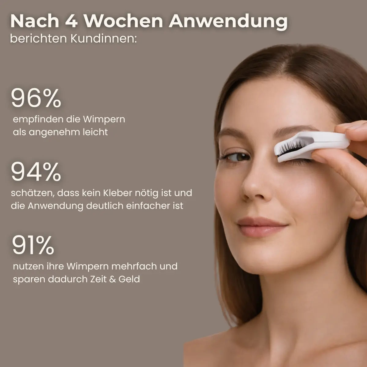 Nabolina magnetische Wimpern